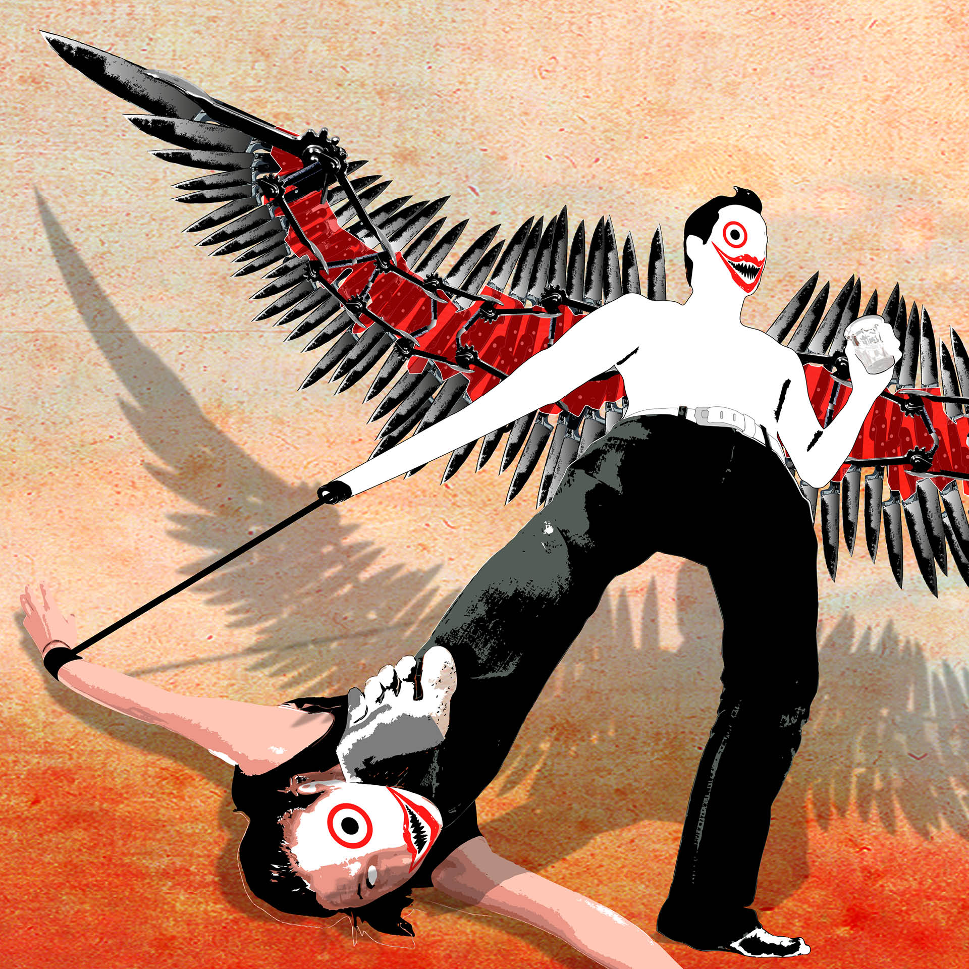 Mixed Media / Digital Artwork, Control Origin, 2007 M Red Collection 3190 EUR GALLERY WOL75 | Online Contemporary Art Gallery