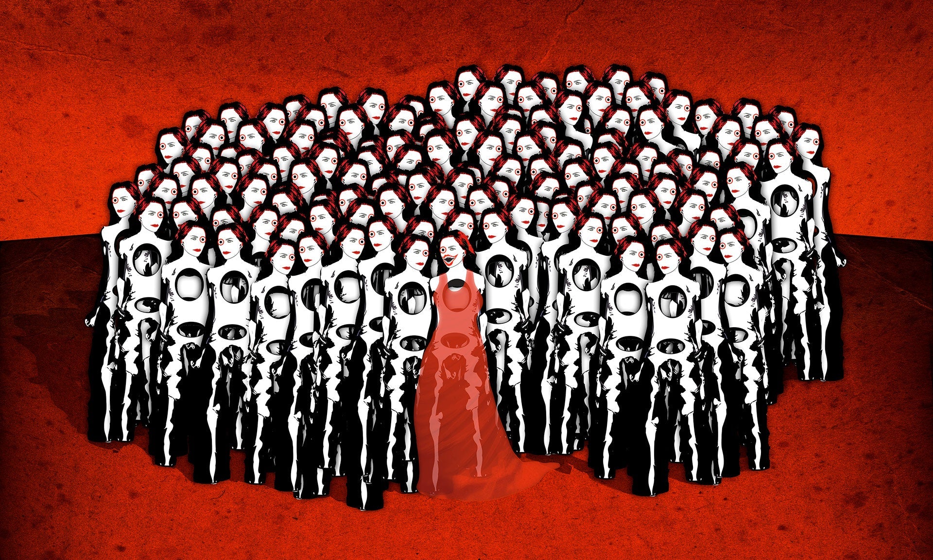 Mixed Media / Digital Artwork, 'Look Again', 2017, by WOL75 M Red Collection 3190 EUR GALLERY WOL75 | Online Contemporary Art Gallery